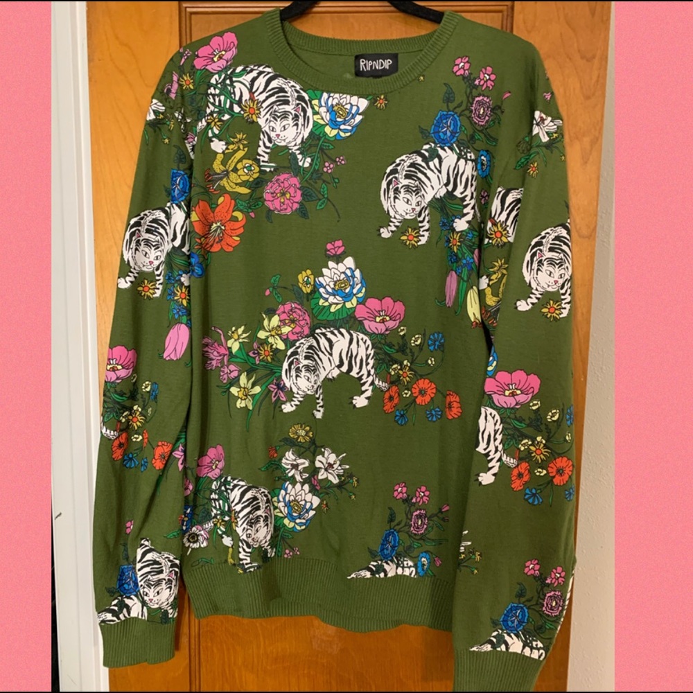 Worn ONCE. Rip N Dip Blooming Nerm Knit Sweater